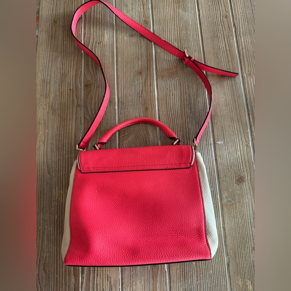 Kate Spade NY Wesley Place Laurel Desert Rose leather bag with Care Card - Picture 8 of 12